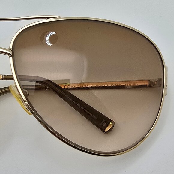 *SOLD* Giorgio Armani GA448/S Gold Frame Brown Gradient Lens Aviator Sunglasses - Picture 11 of 12